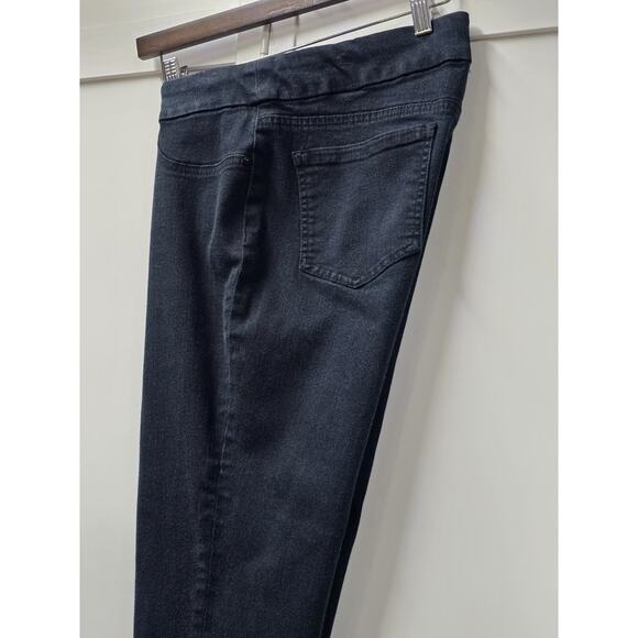 Pull On Jeggings Chico’s Women’s Size LP Pull On Slim Ankle Pant Black Stretch - Picture 4 of 6